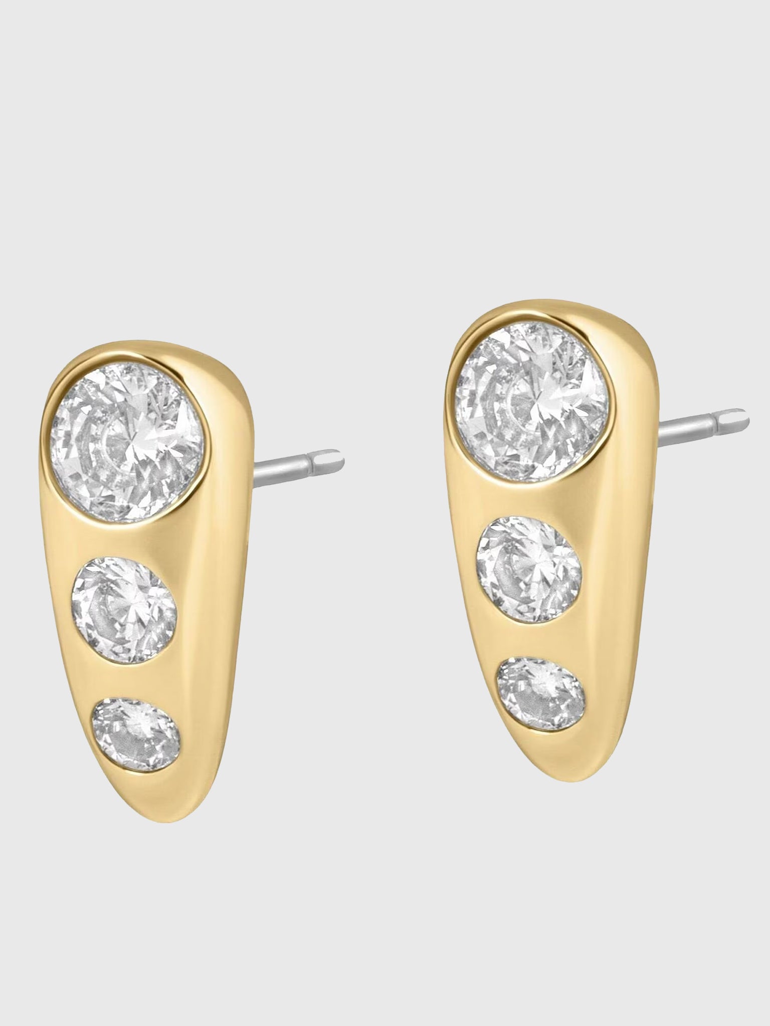 Electric Picks Cushion Earrings - Saint Bernard