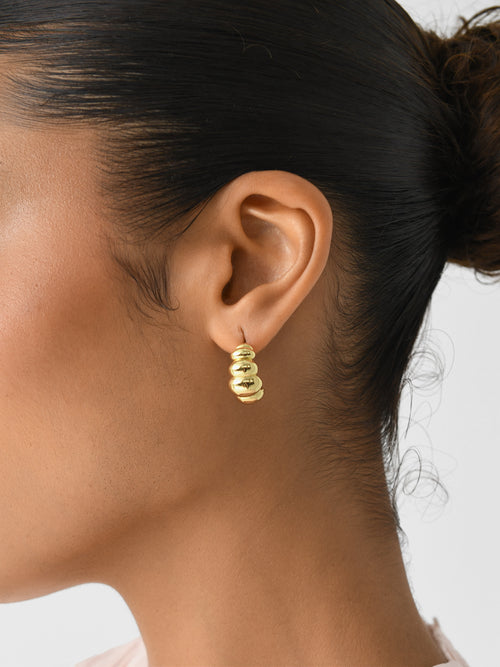 Electric Picks Puff Earrings