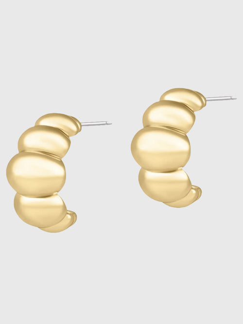 Electric Picks Puff Earrings