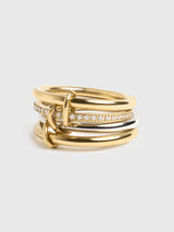 Electric Picks Heiress Two Tone Ring - Saint Bernard