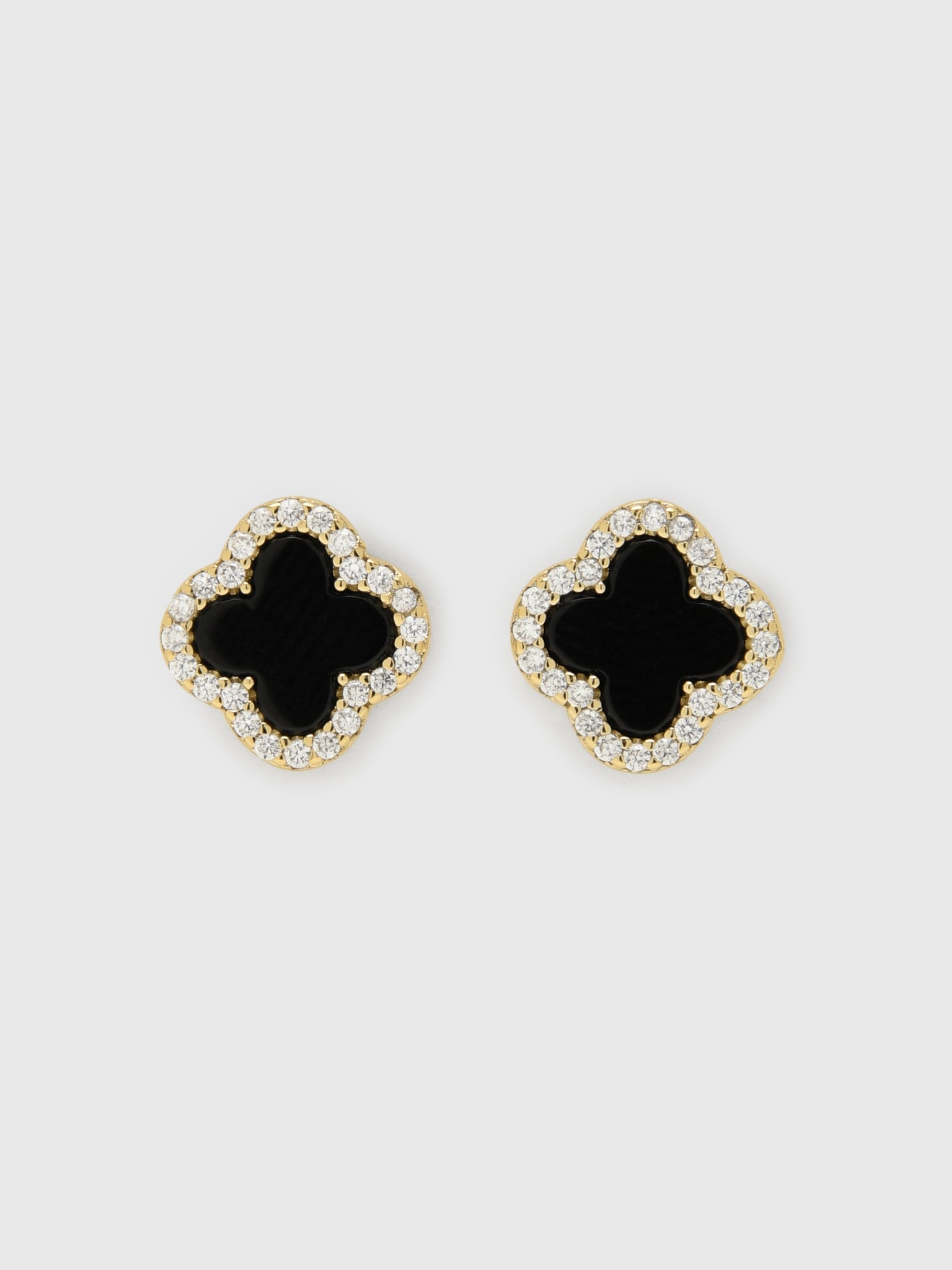 Electric Picks Black Icon Stud Earrings - Saint Bernard