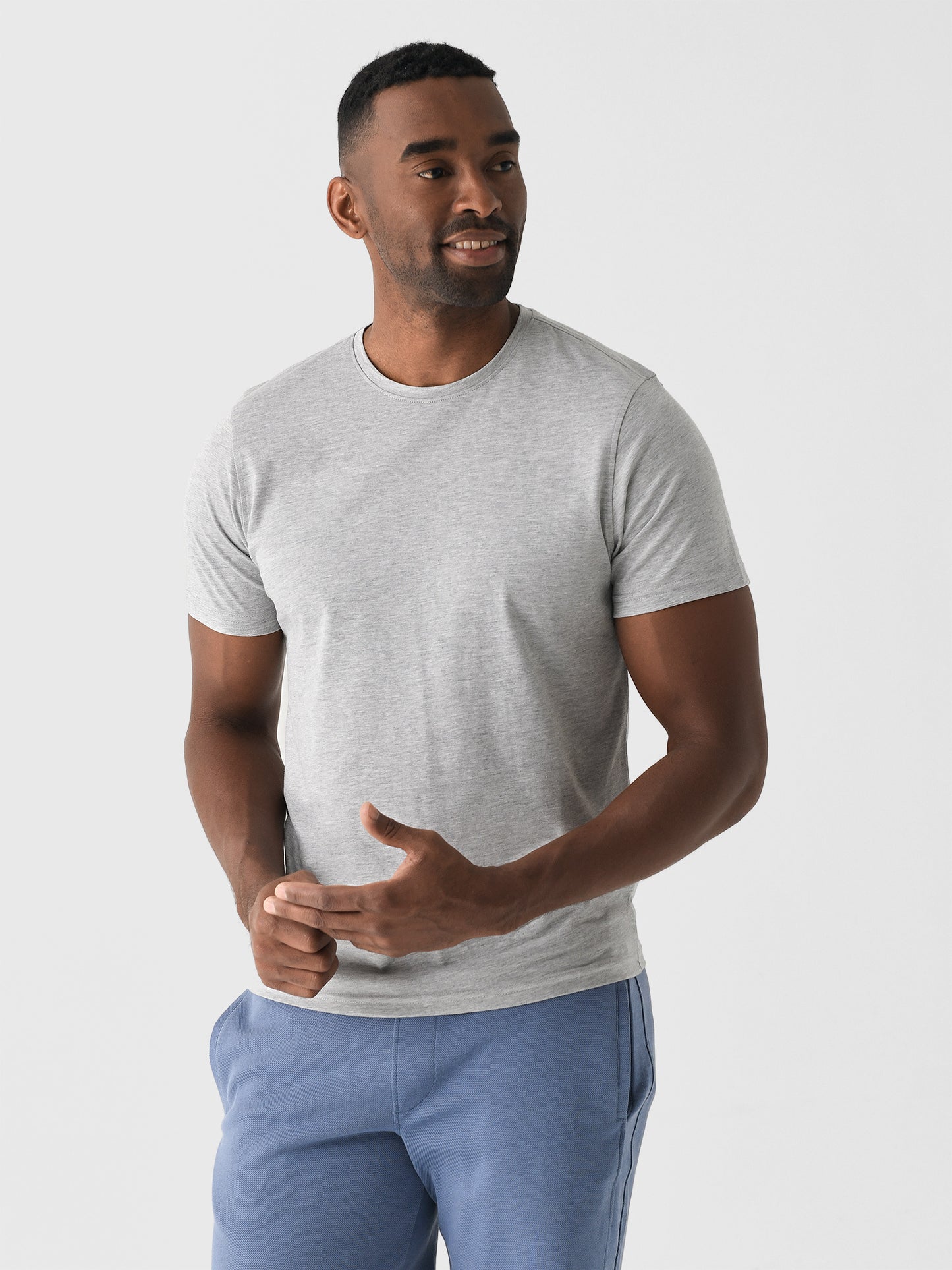 Orchard + Broome Men's Broome Heather Cotton Tee - Saint Bernard