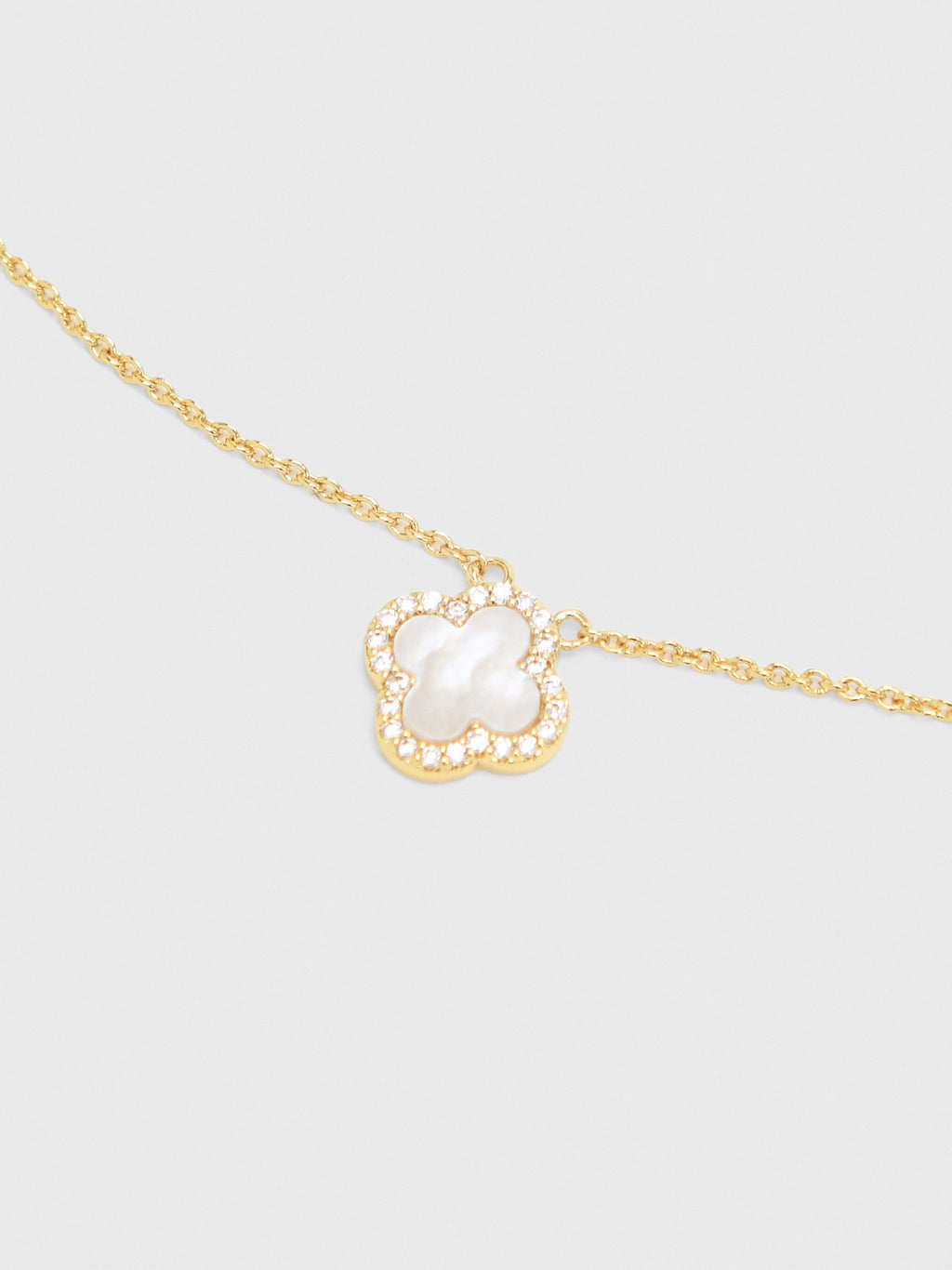 Electric Picks Mini White Icon Necklace - Saint Bernard