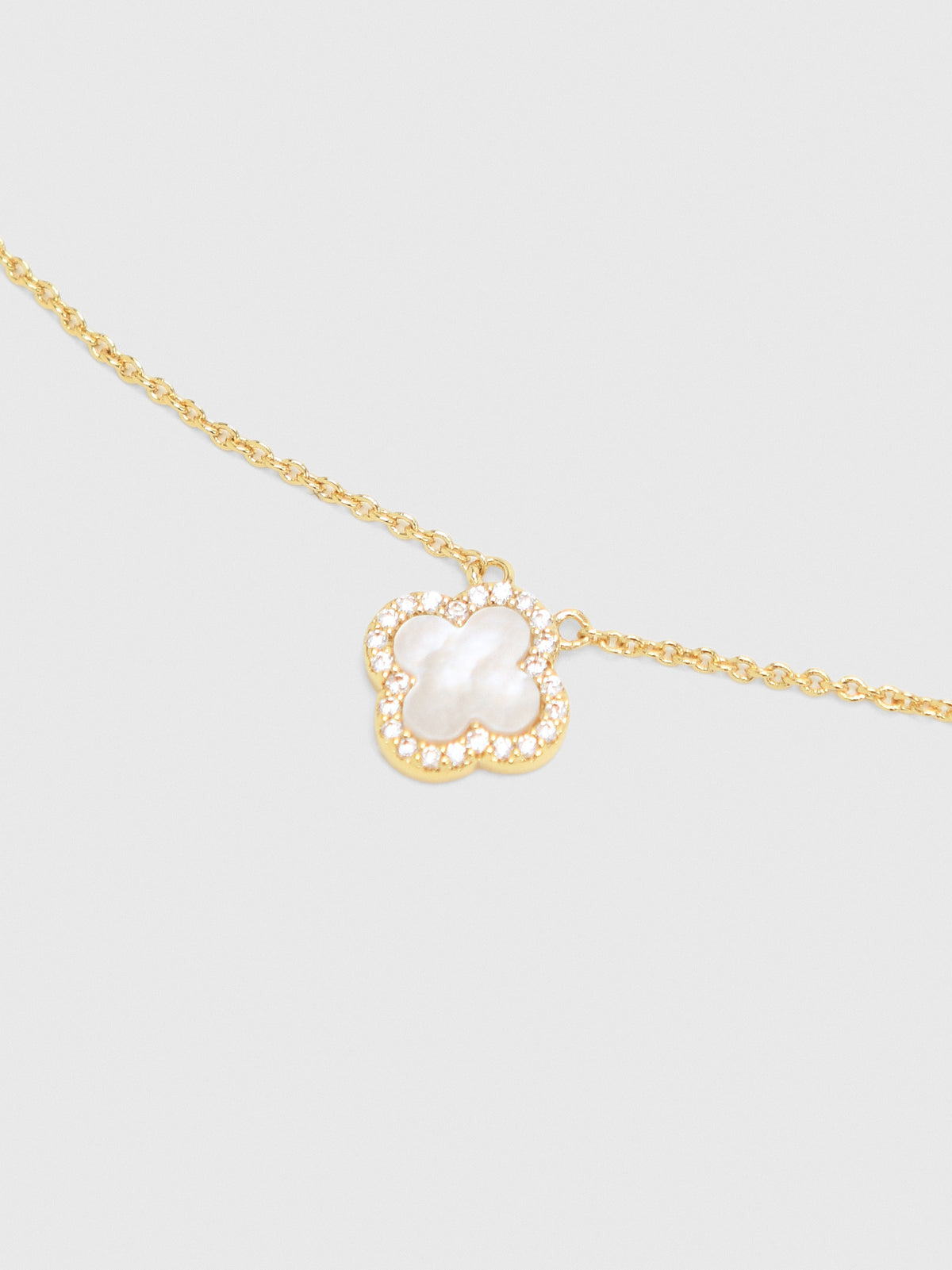 Electric Picks Mini White Icon Necklace - Saint Bernard