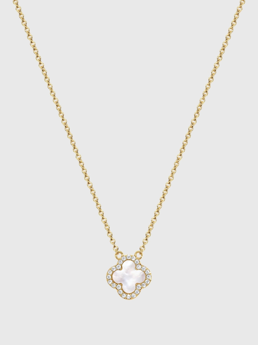 Electric Picks Mini White Icon Necklace