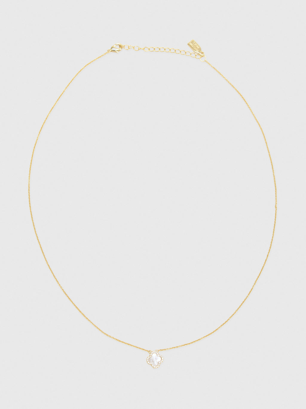Electric Picks Mini White Icon Necklace - Saint Bernard