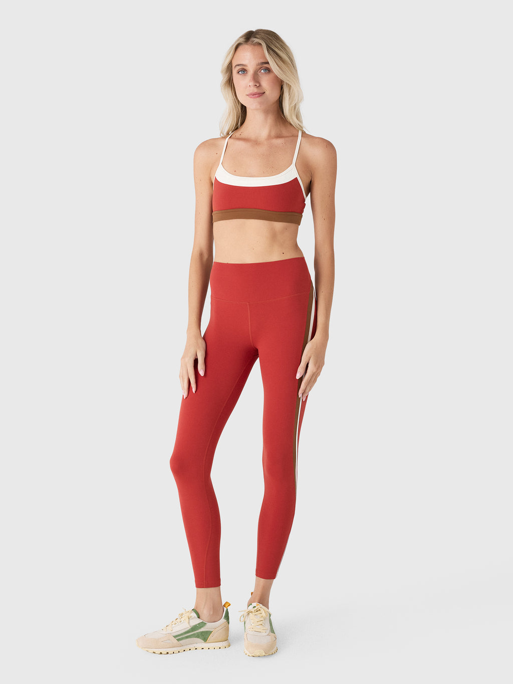 Splits59 Women's Emerson Airweight High Waist 7/8 Legging - Saint Bernard