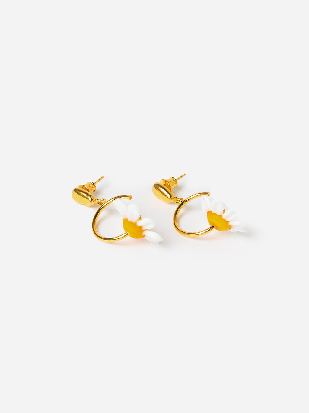 10 Deco Art Fabulous Camomiles Earrings - Saint Bernard