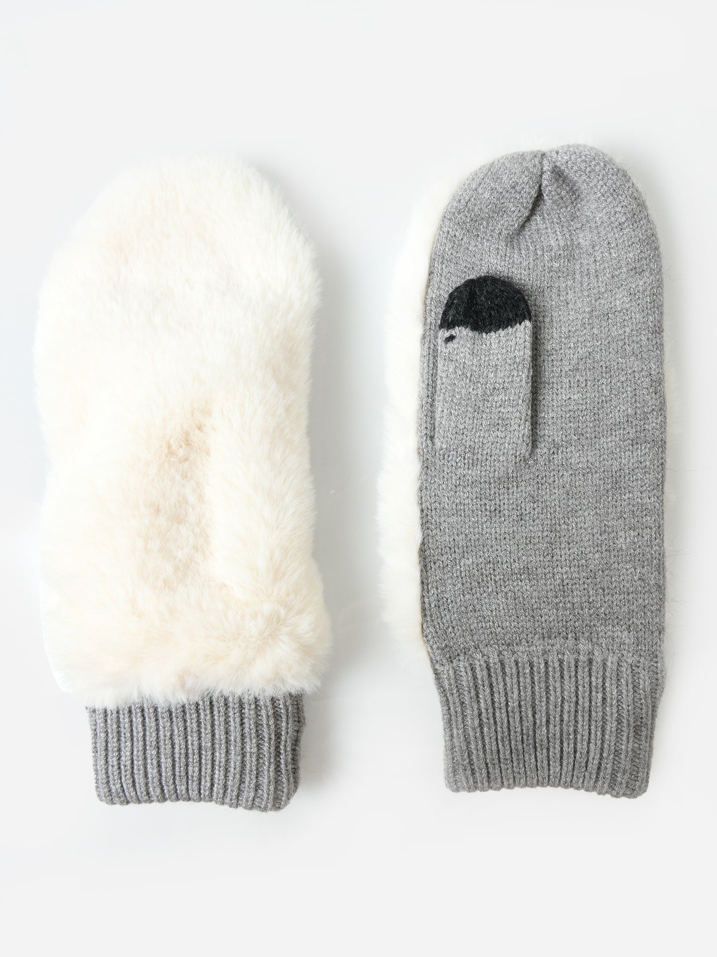 Echo Women's Faux Fur Mittens - Saint Bernard
