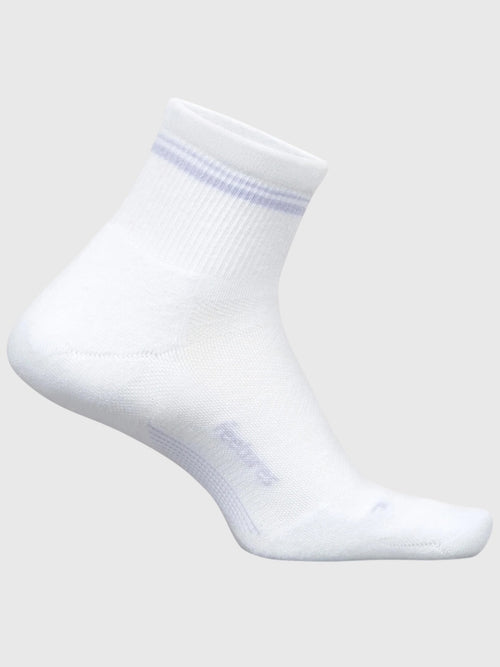 Feetures Elite Max Cushion Quarter Limited Edition Stripe Socks