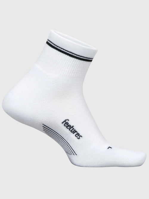 Feetures Elite Max Cushion Quarter Limited Edition Stripe Socks