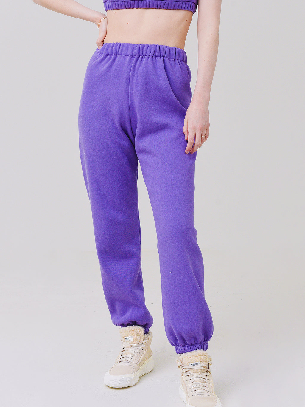 DONNI. Women's Eco-Fleece Roll Pant - Saint Bernard