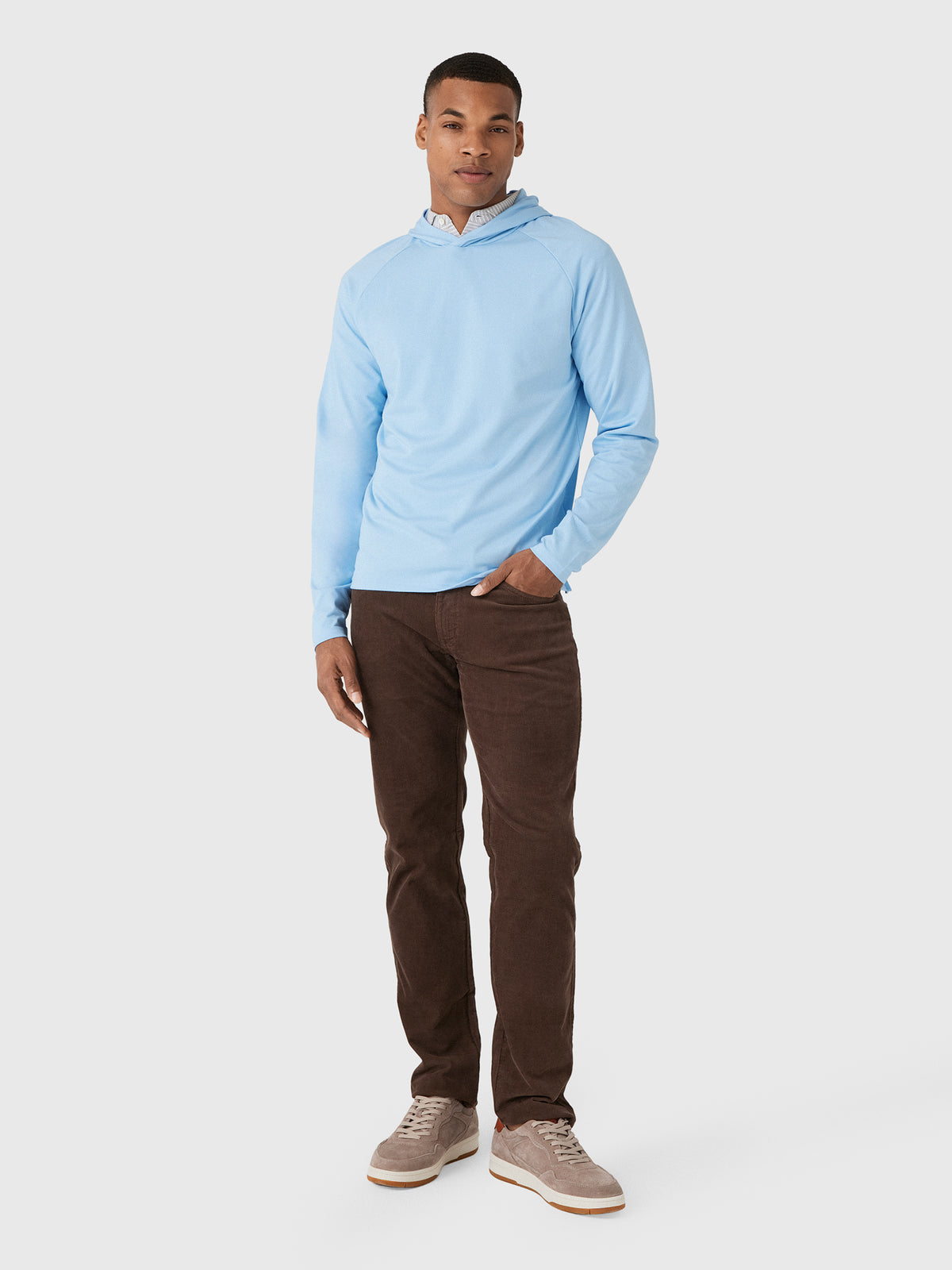 East Cape Men's Performance Hoodie - Saint Bernard