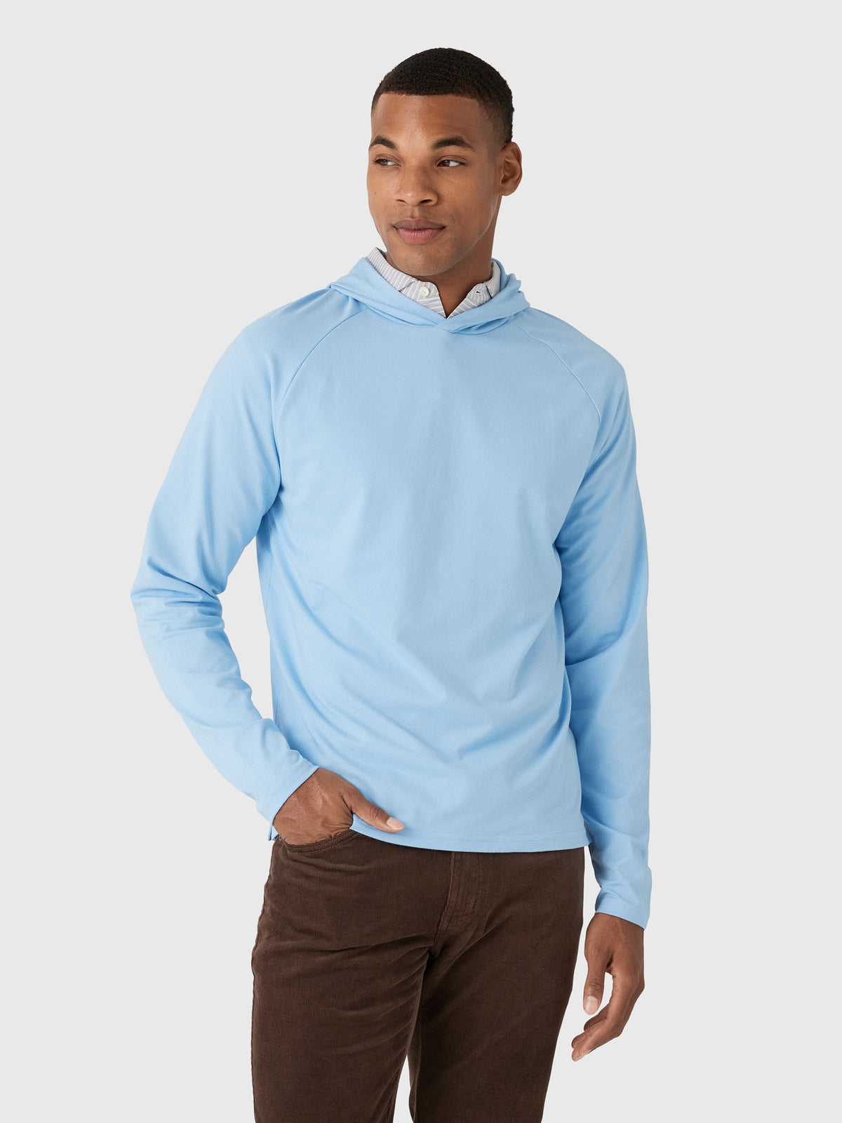 East Cape Men's Performance Hoodie - Saint Bernard