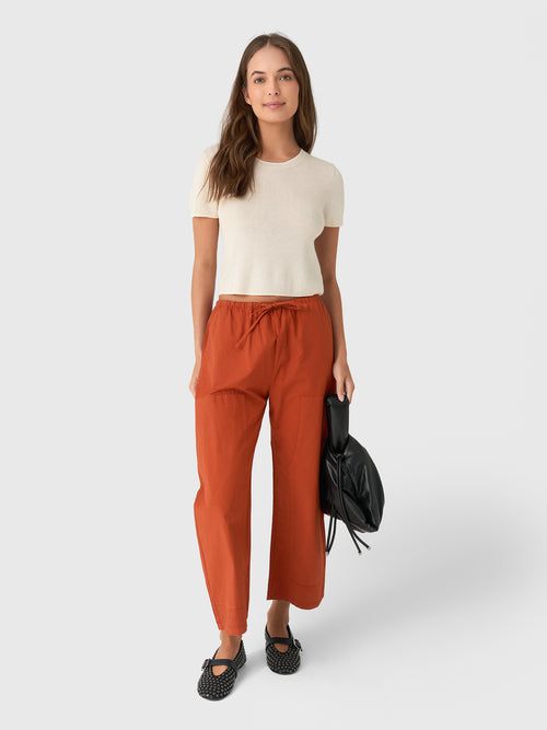 Eterne Women's Rib Stitch Baby Tee