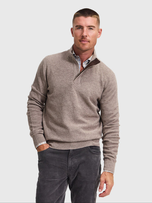 Rye51 Men's The Edmond Quarter-Zip Sweater
