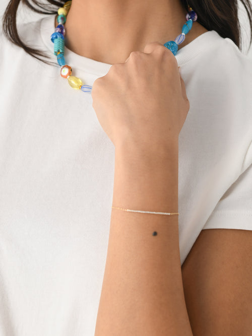 EF Collection Diamond Bar Chain Bracelet