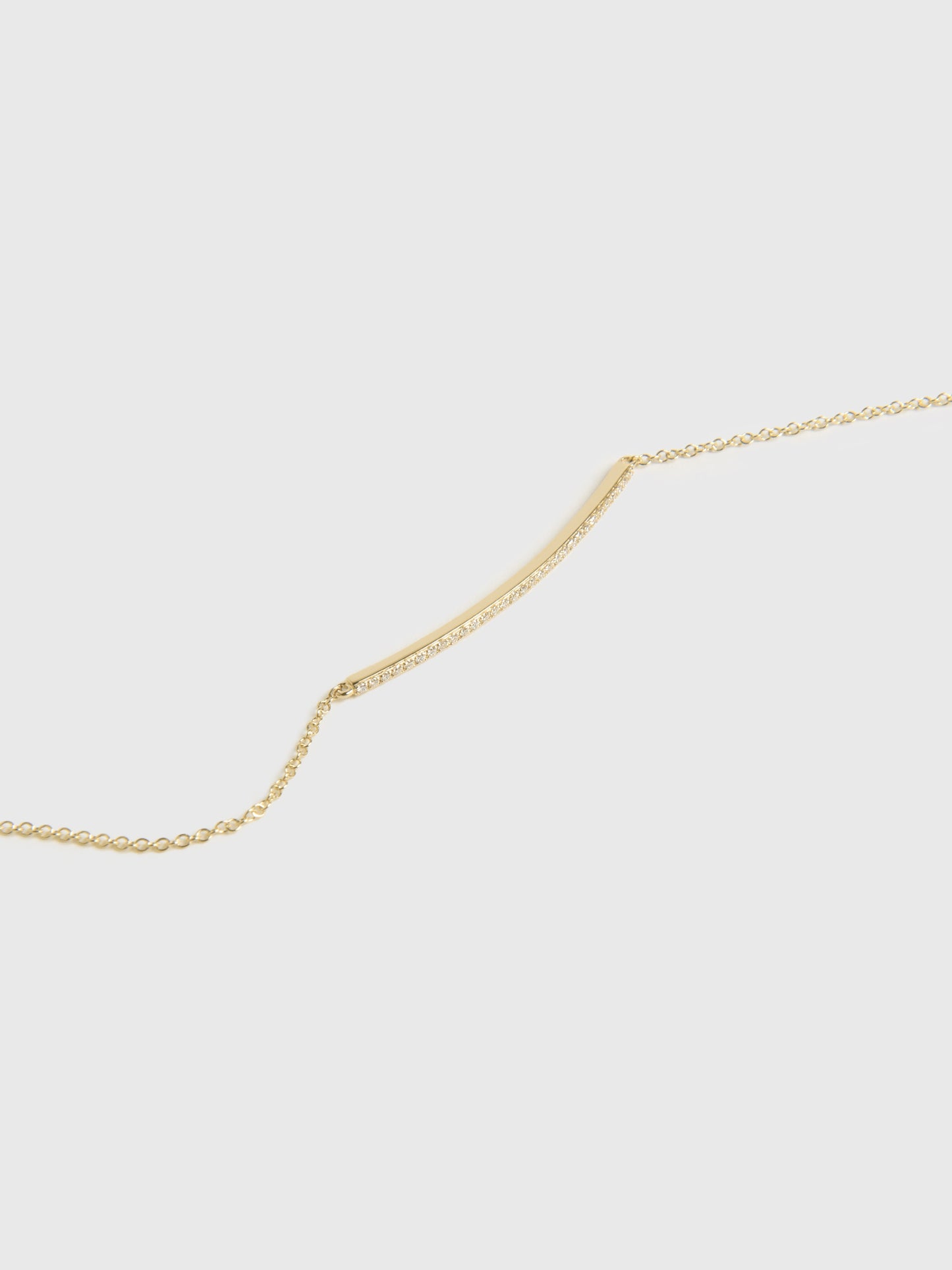 EF Collection Diamond Bar Chain Bracelet - Saint Bernard