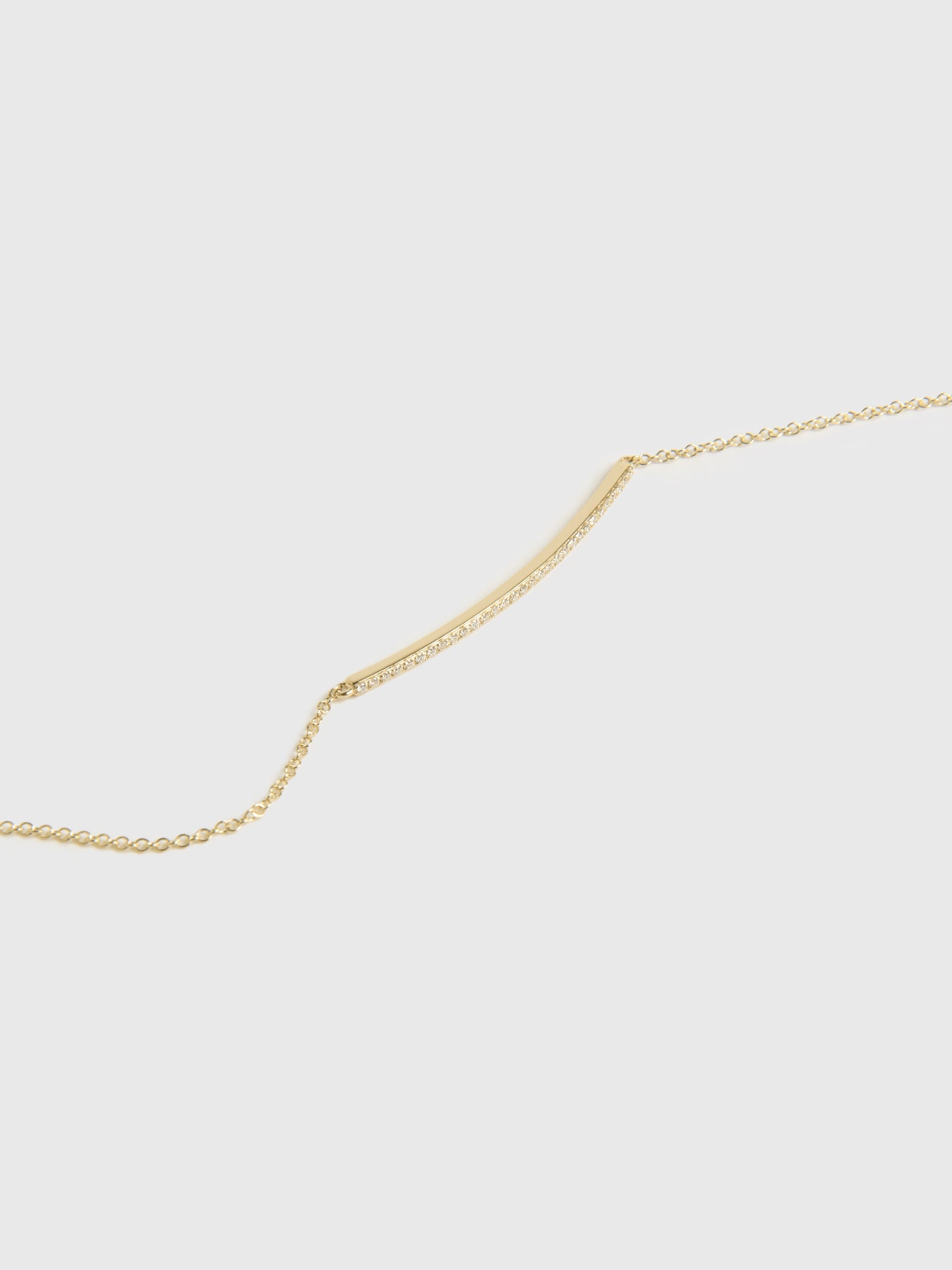 EF Collection Diamond Bar Chain Bracelet - Saint Bernard