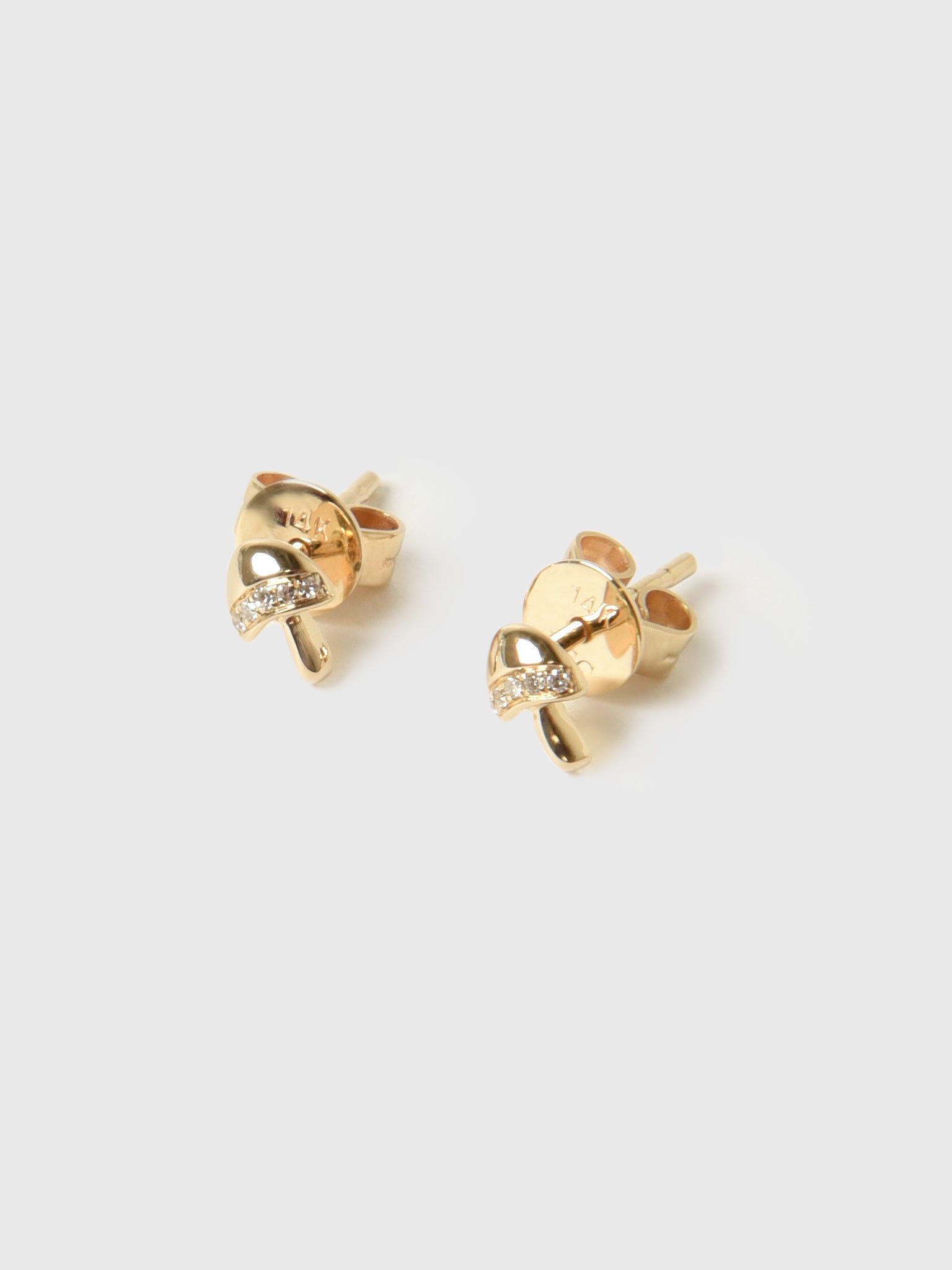 EF Collection Mini Magic Mushroom Stud Earrings - Saint Bernard