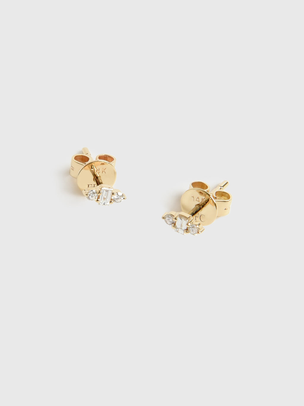 EF Collection Diamond Mia Stud Earrings - Saint Bernard