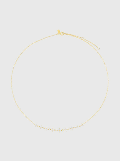EF Collection Diamond Fleur Necklace