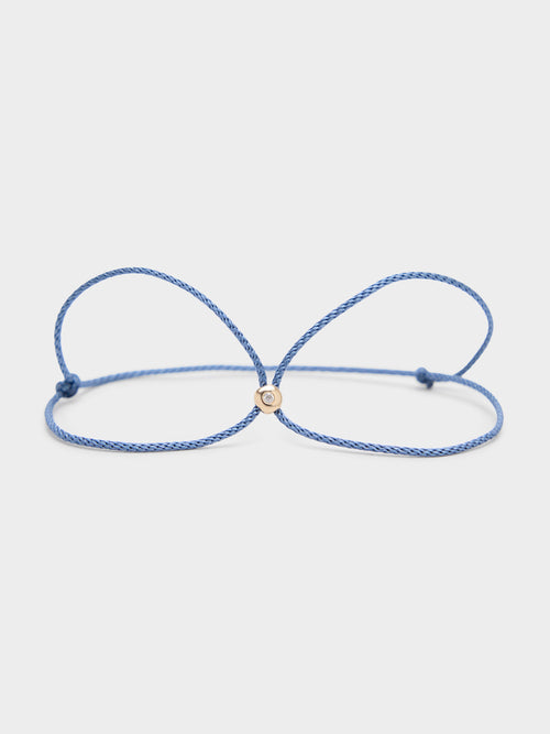 EF Collection Diamond Dot Cord Bracelet