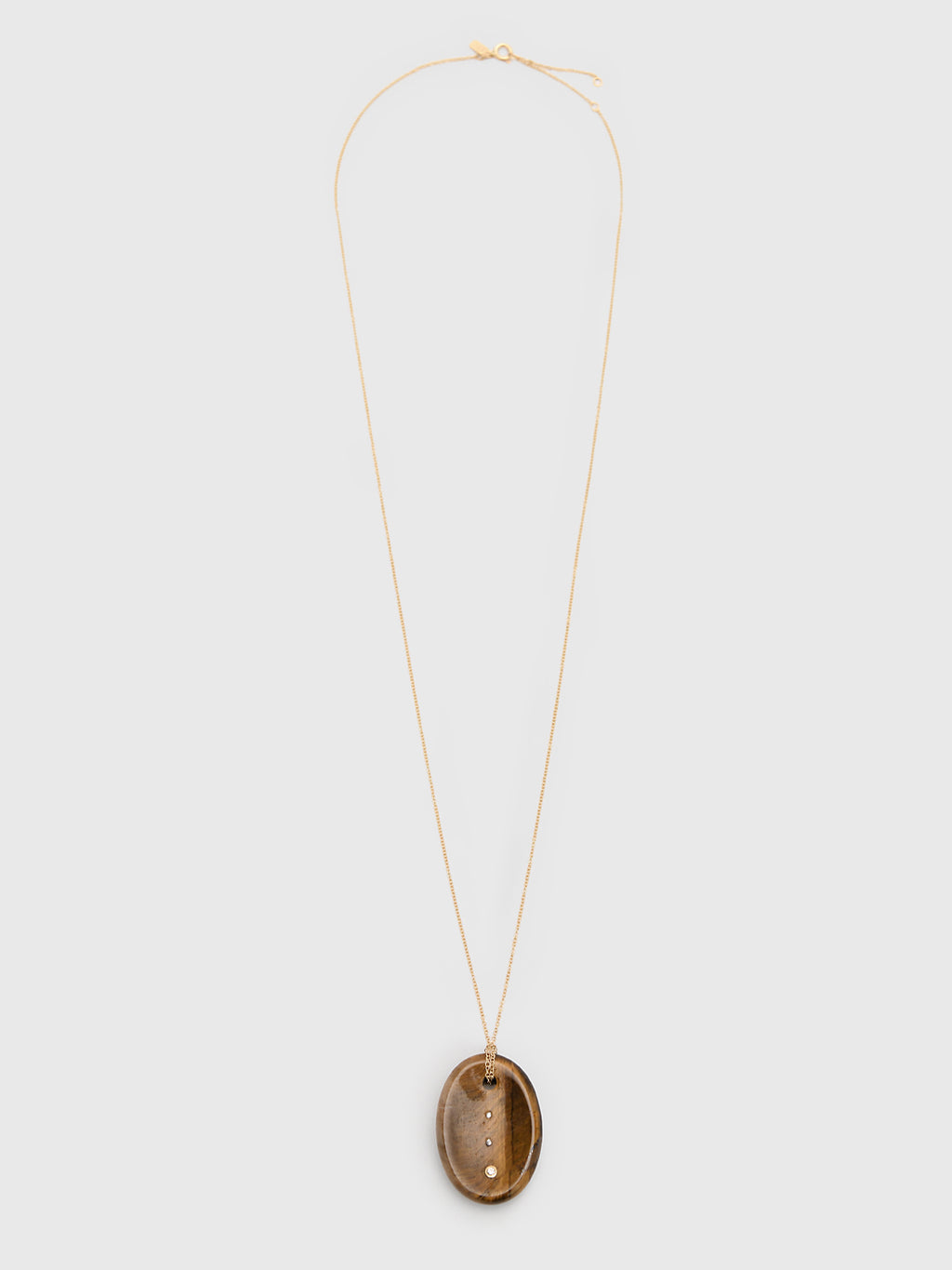 EF Collection Tiger's Eye Aura Necklace - Saint Bernard