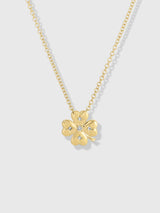 EF Collection Diamond Mini Clover Necklace - Saint Bernard