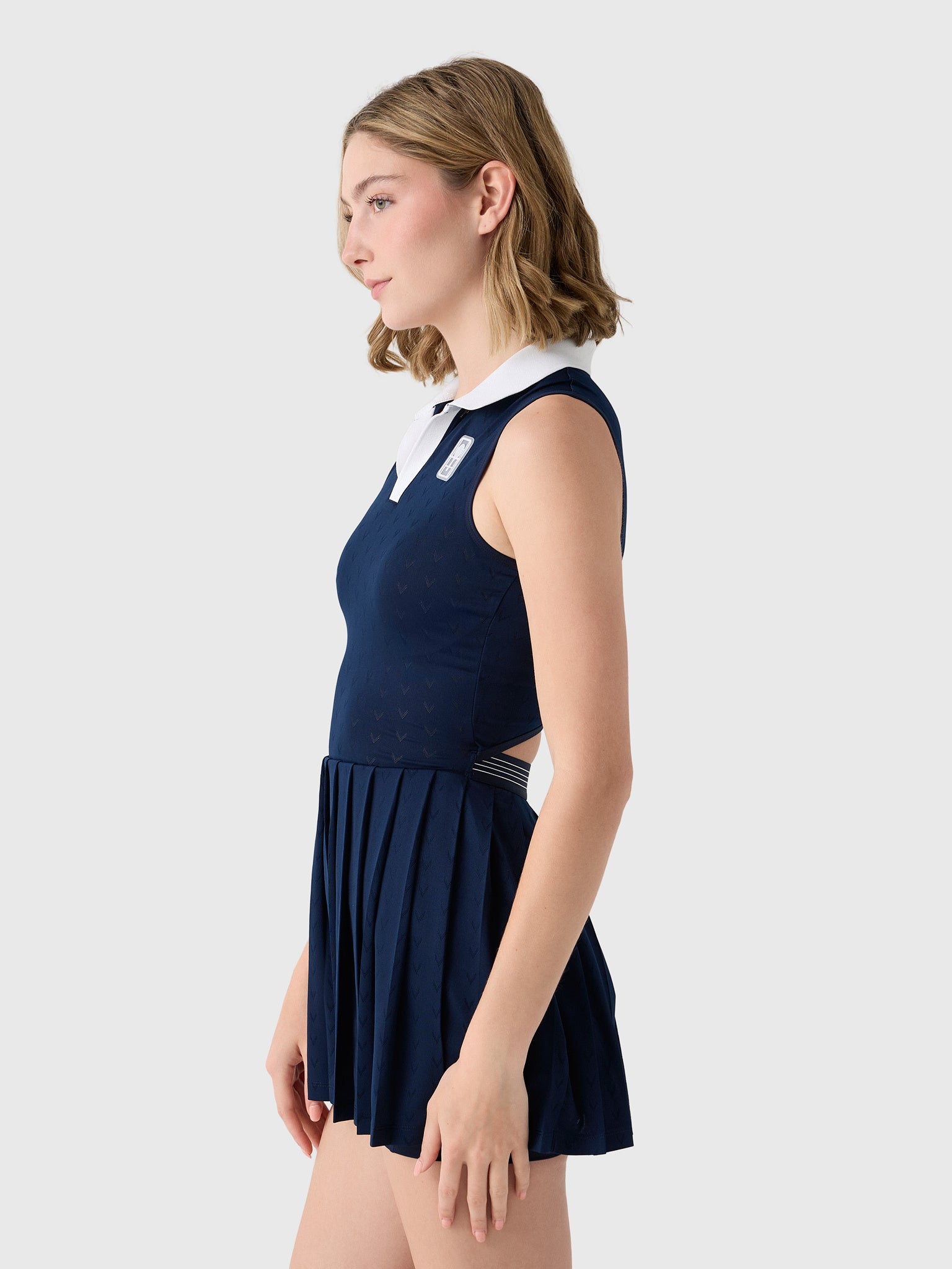 Lacoste Women's Ultra Dry Tennis Heritage Dress - Saint Bernard
