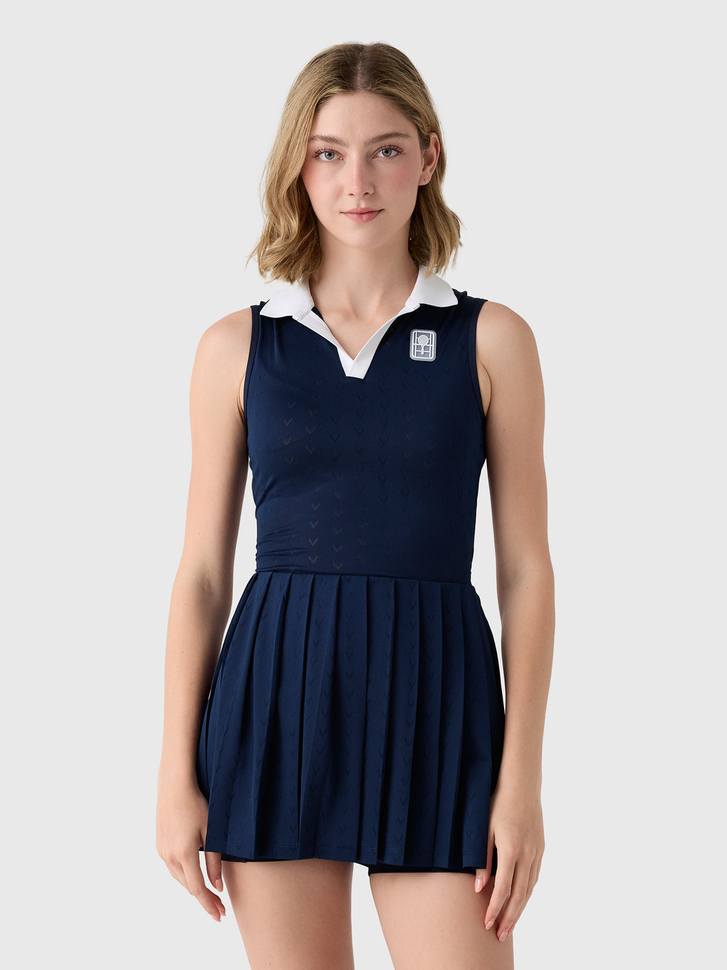 Lacoste Women's Ultra Dry Tennis Heritage Dress - Saint Bernard