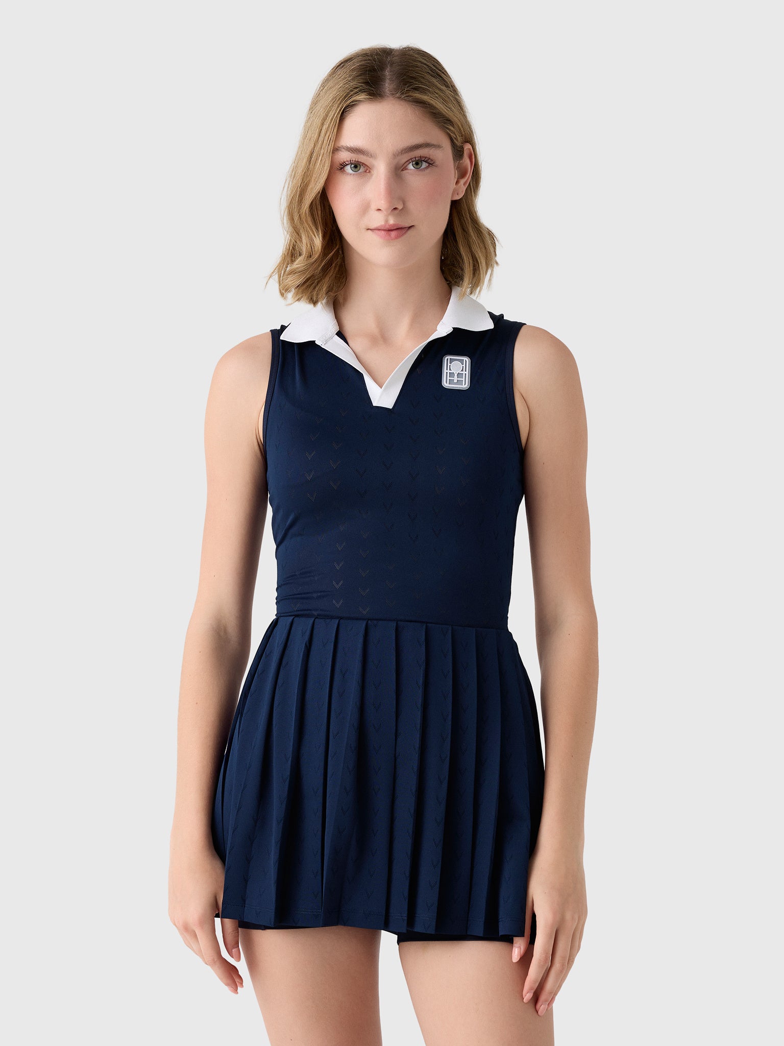 Lacoste Women's Ultra Dry Tennis Heritage Dress - Saint Bernard