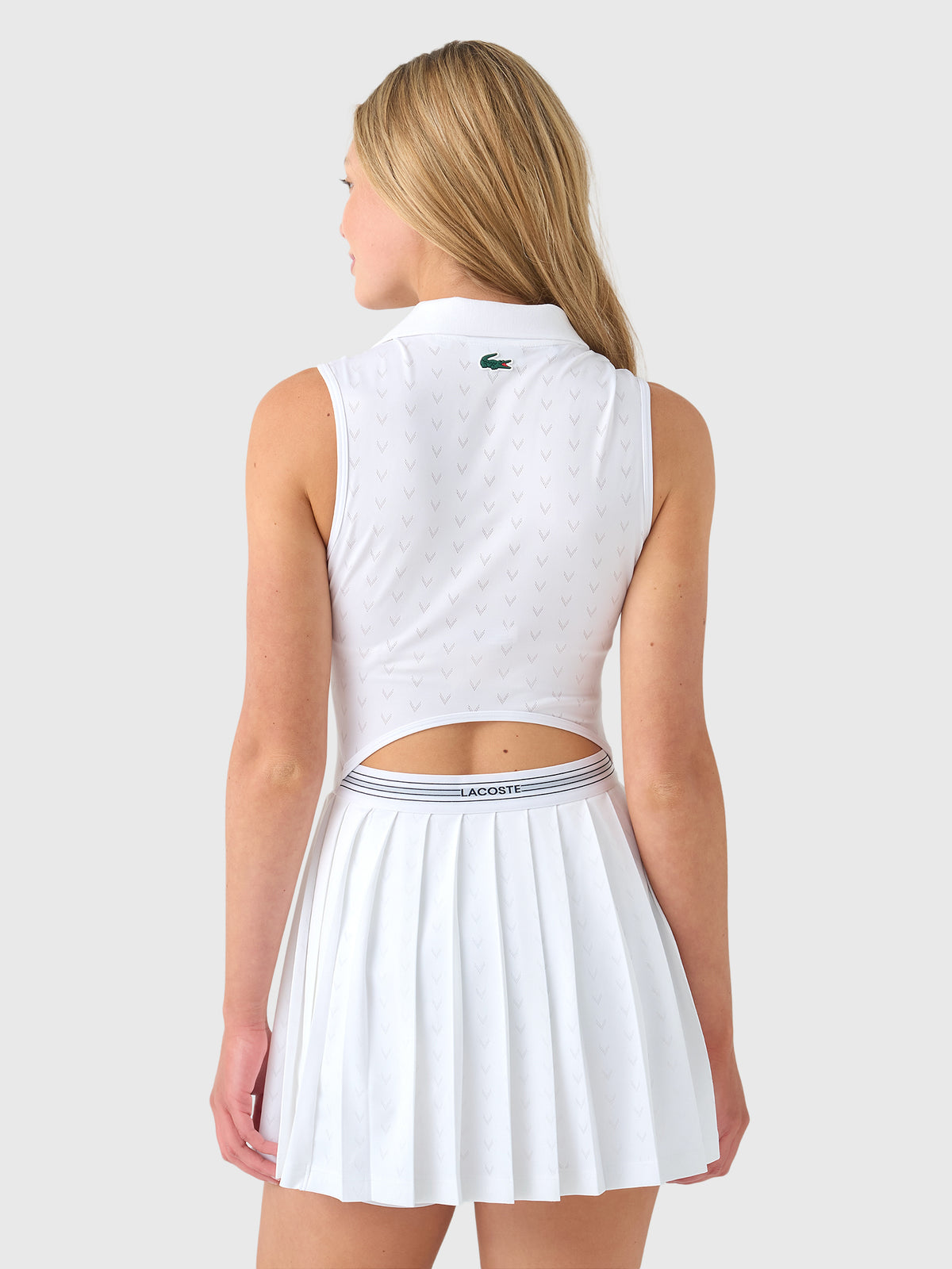 Lacoste Women's Ultra Dry Tennis Heritage Dress - Saint Bernard