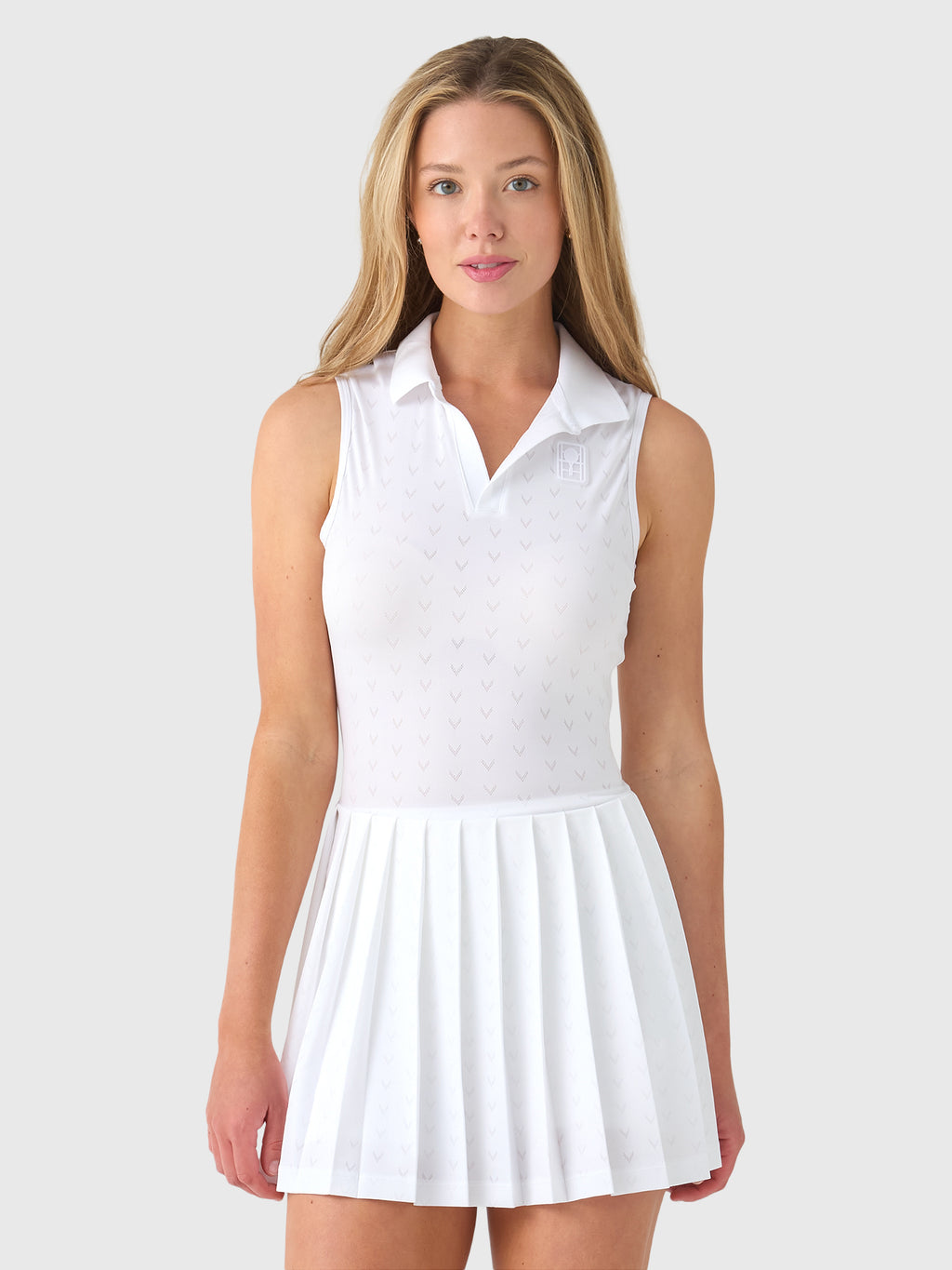 Lacoste Women's Ultra Dry Tennis Heritage Dress - Saint Bernard