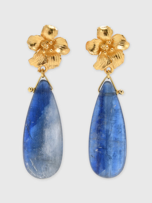 Chan Luu Hibiscus Drop Earrings - Saint Bernard