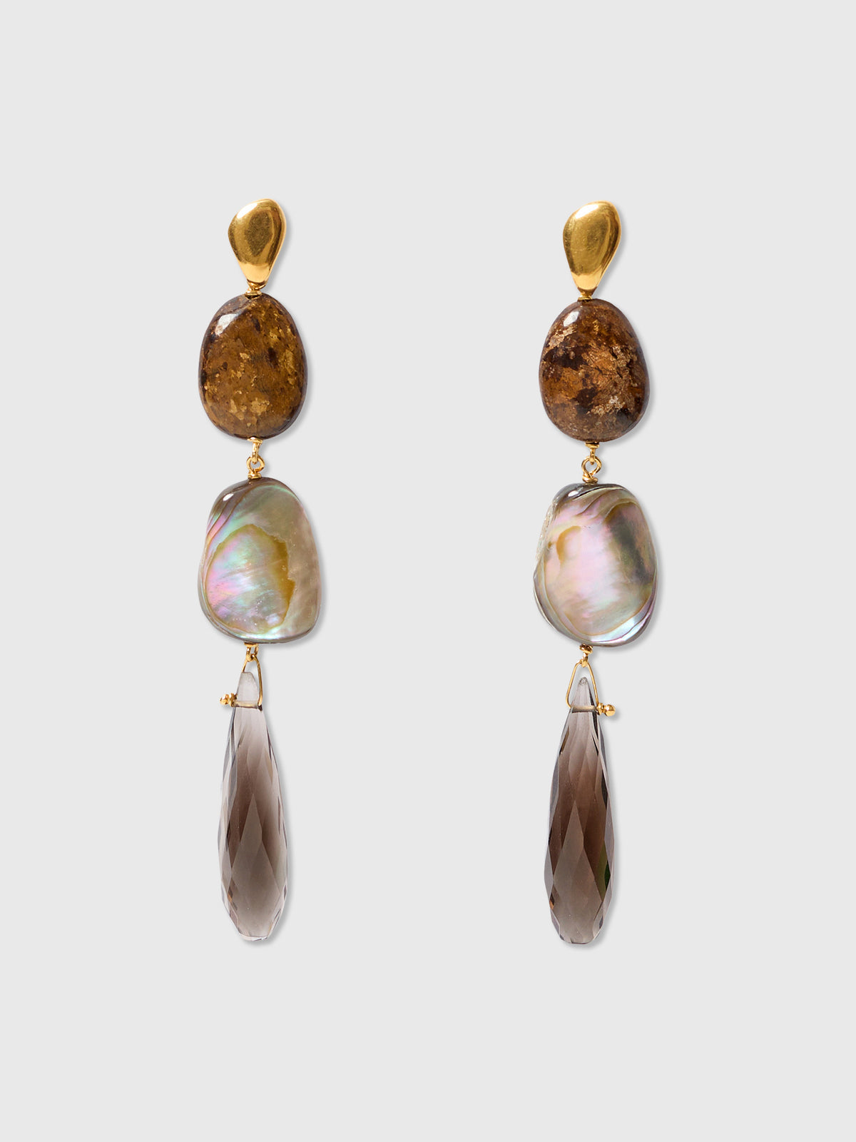 Chan Luu Quadra Drop Earrings - Saint Bernard