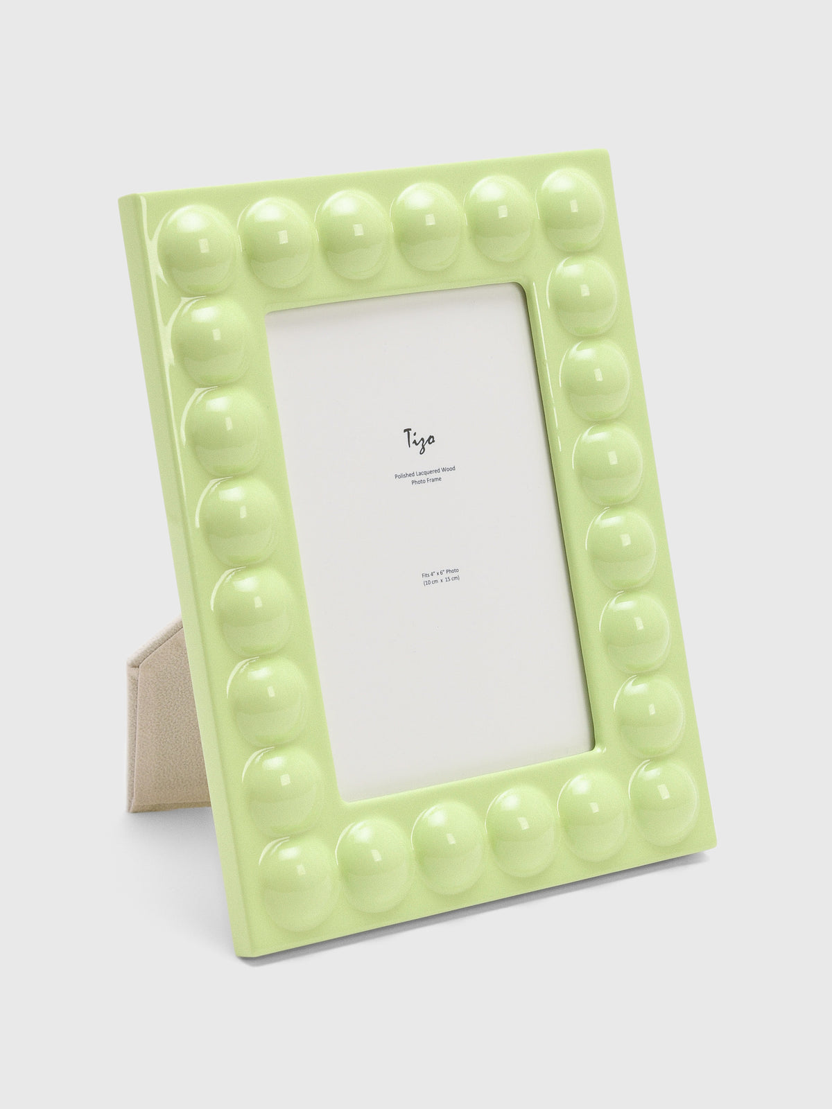TIZO Lacquer Wood 4x6 Photo Frame - Saint Bernard