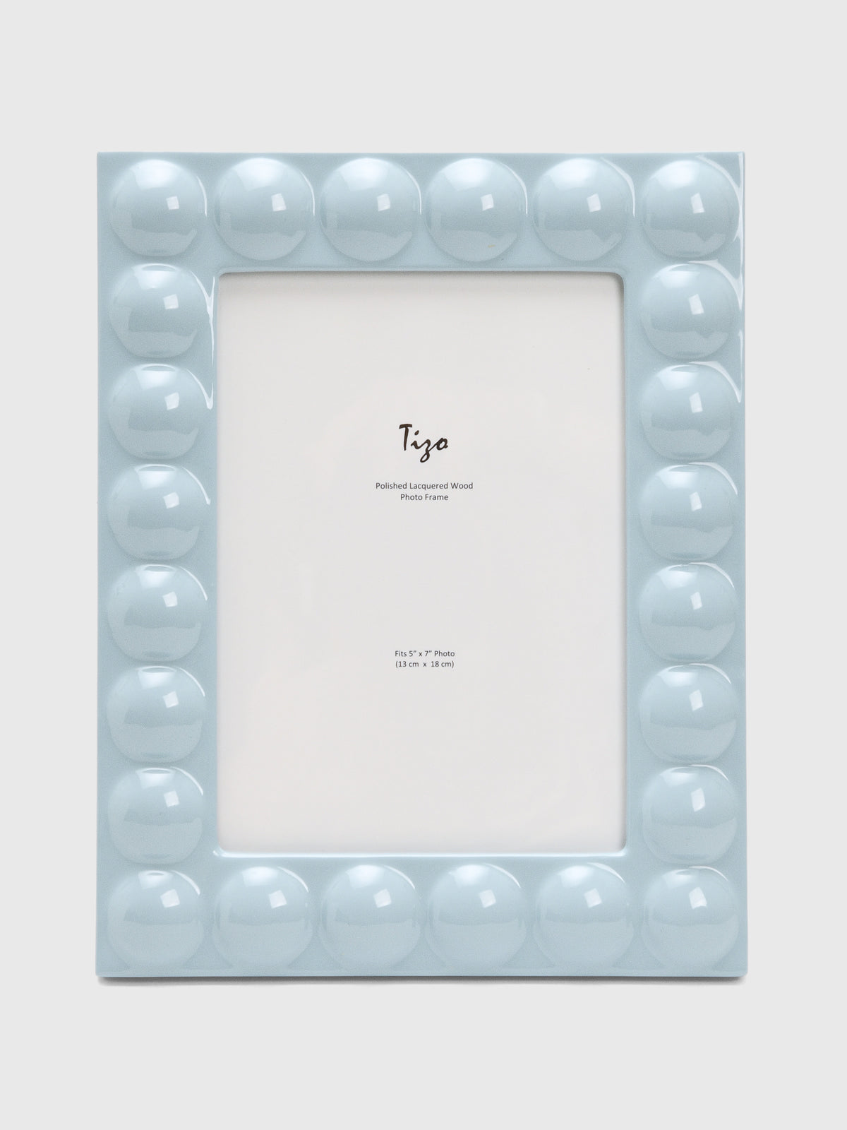 TIZO Lacquer Wood 5x7 Photo Frame - Saint Bernard