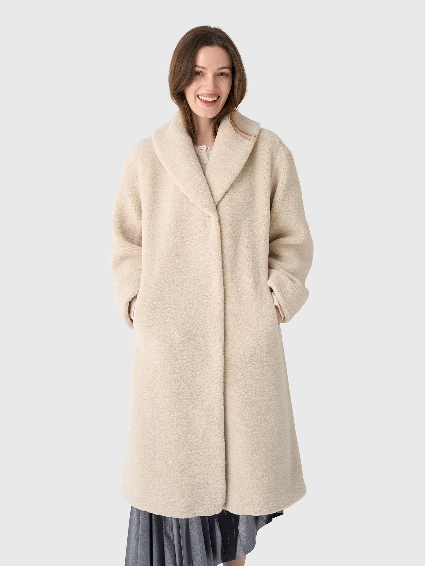 Velvet Women's Eleanor Sherpa Coat - Saint Bernard