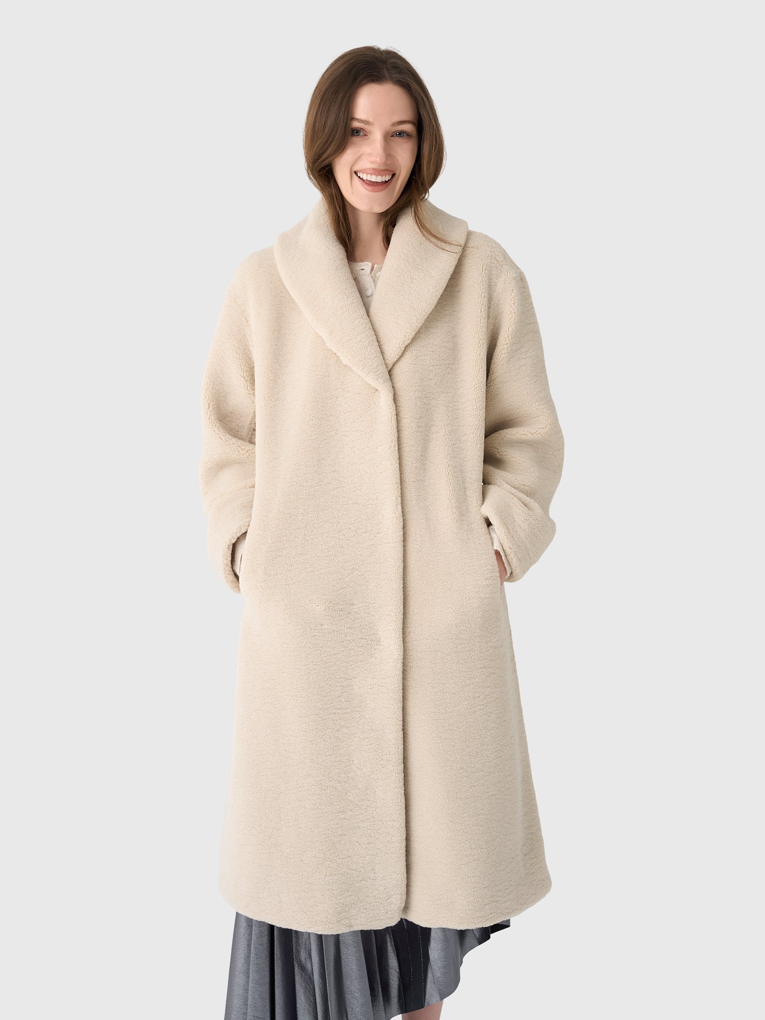 Velvet Women's Eleanor Sherpa Coat - Saint Bernard