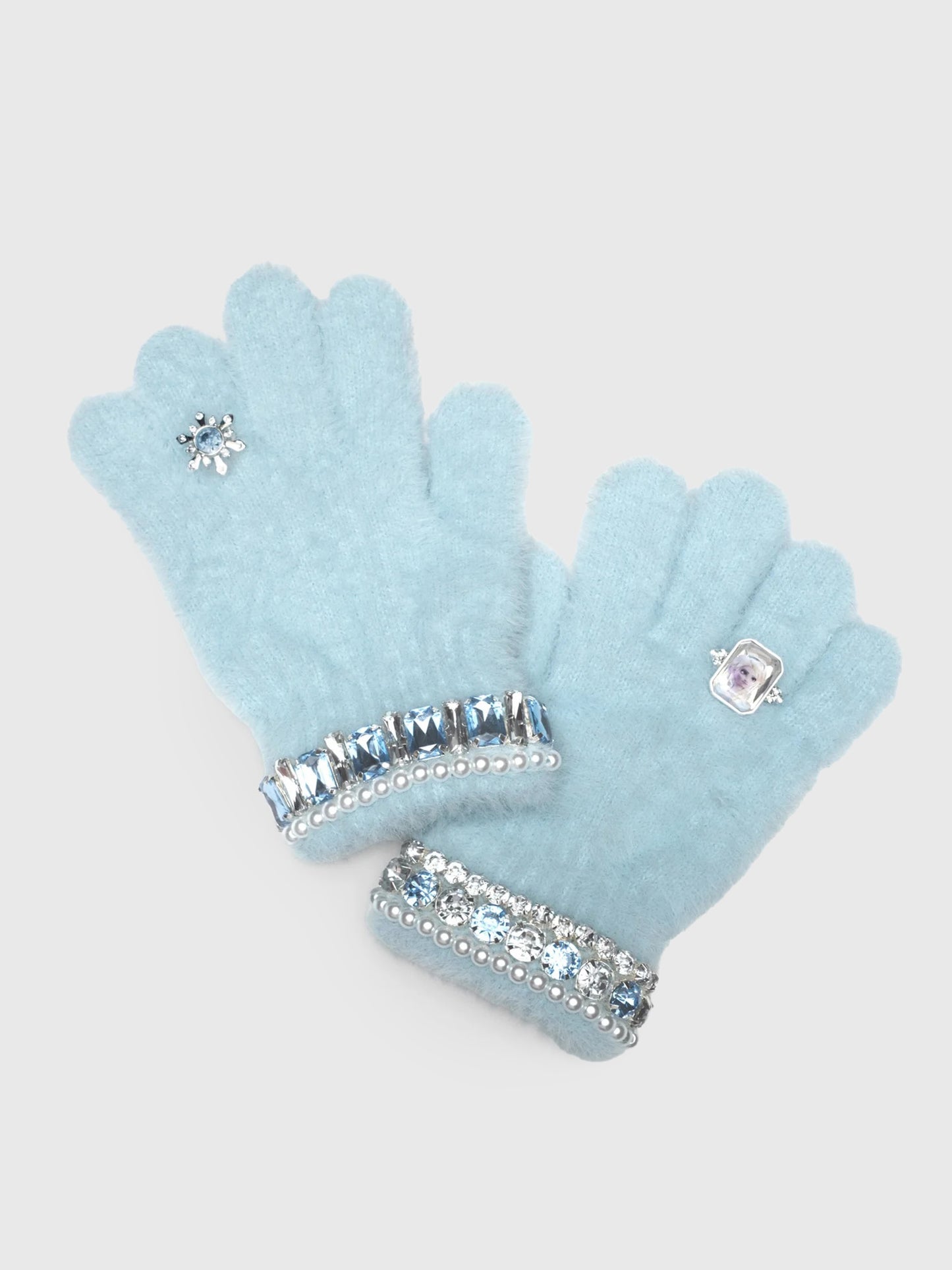 Super Smalls Girls' Disney Frozen Elsa Winter Jeweled Gloves - Saint Bernard