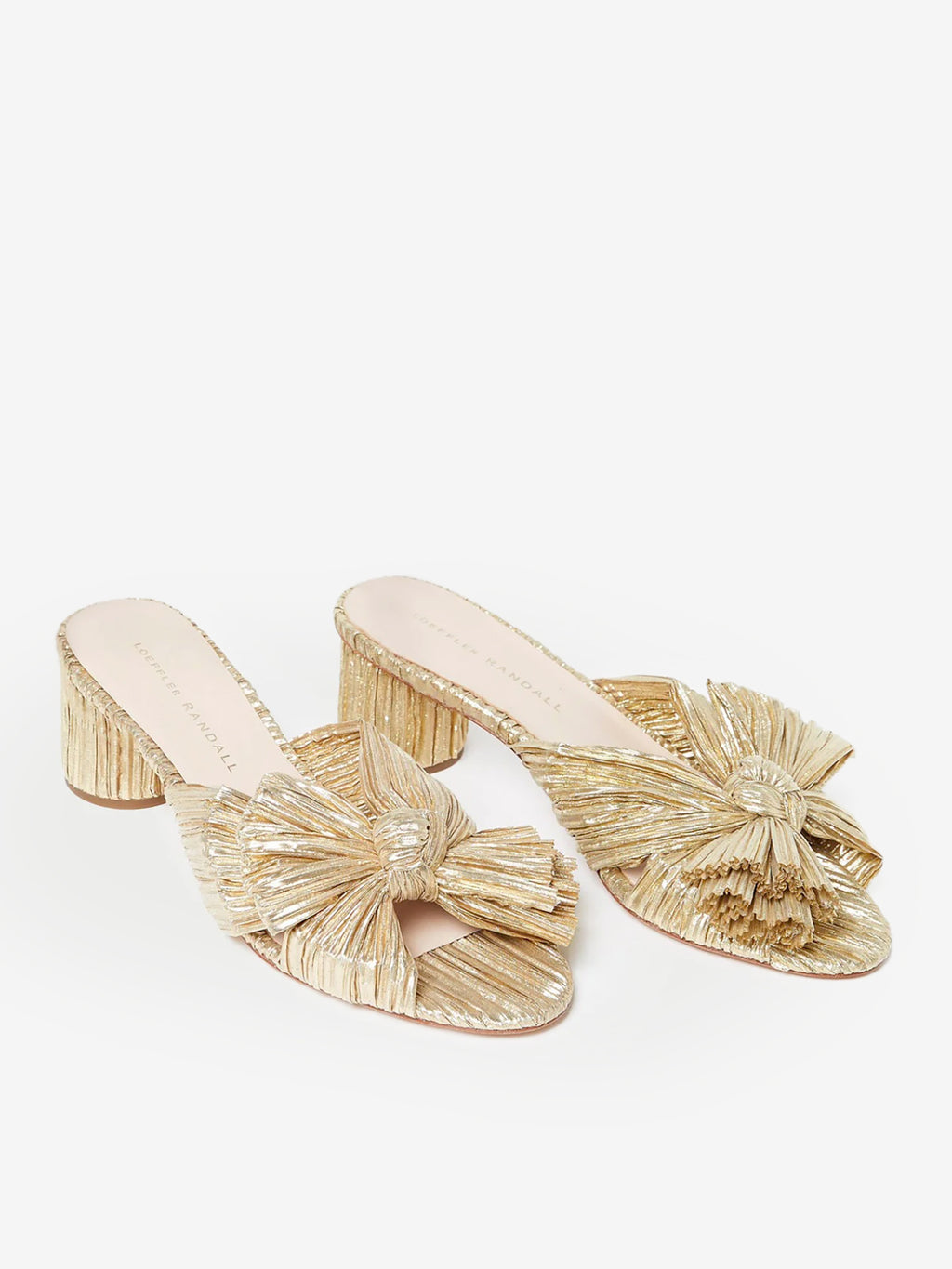 Loeffler Randall Women's Emilia Pleated Bow Heel - Saint Bernard