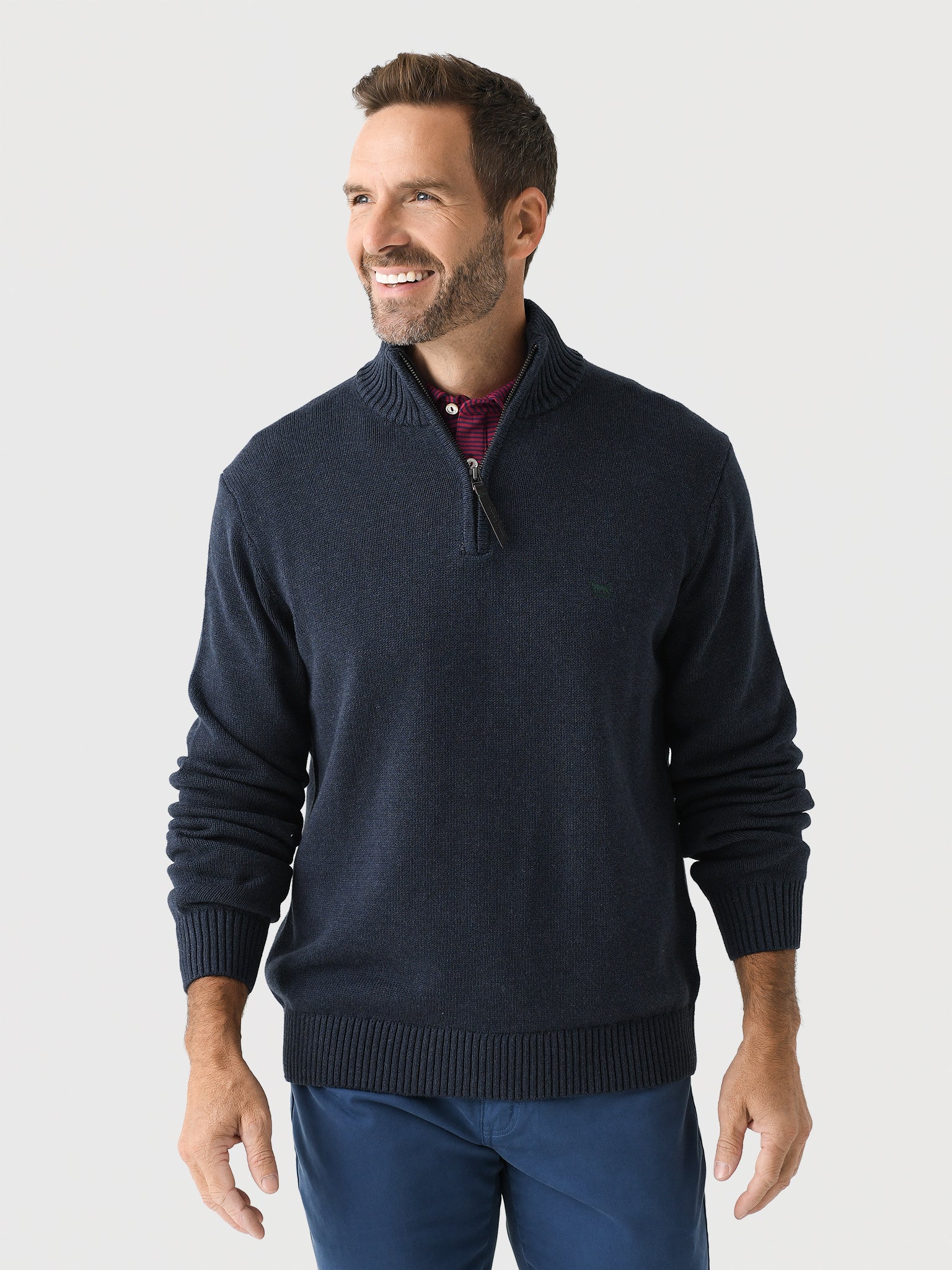 Rodd And Gunn Men's Merrick Bay Quarter-Zip - Saint Bernard