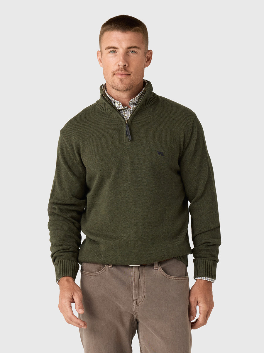 Rodd And Gunn Men's Merrick Bay Quarter-Zip Sweater