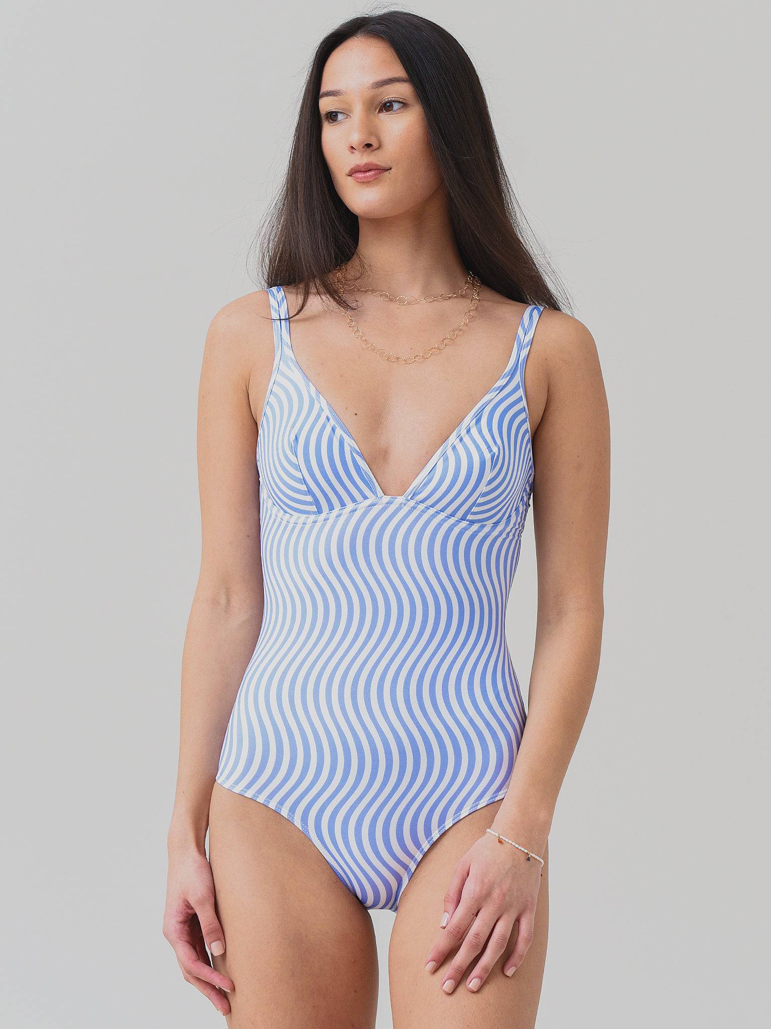 Ephemera Women's Classic One-Piece Swimsuit - Saint Bernard