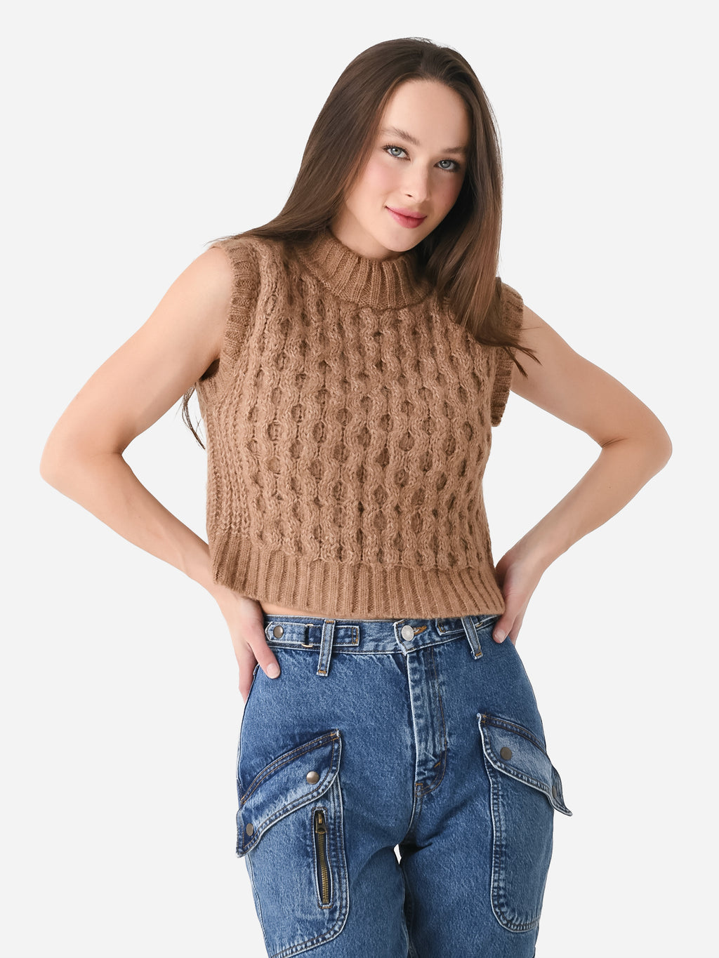 Eleven Six Women's Sage Sweater Tank - Saint Bernard