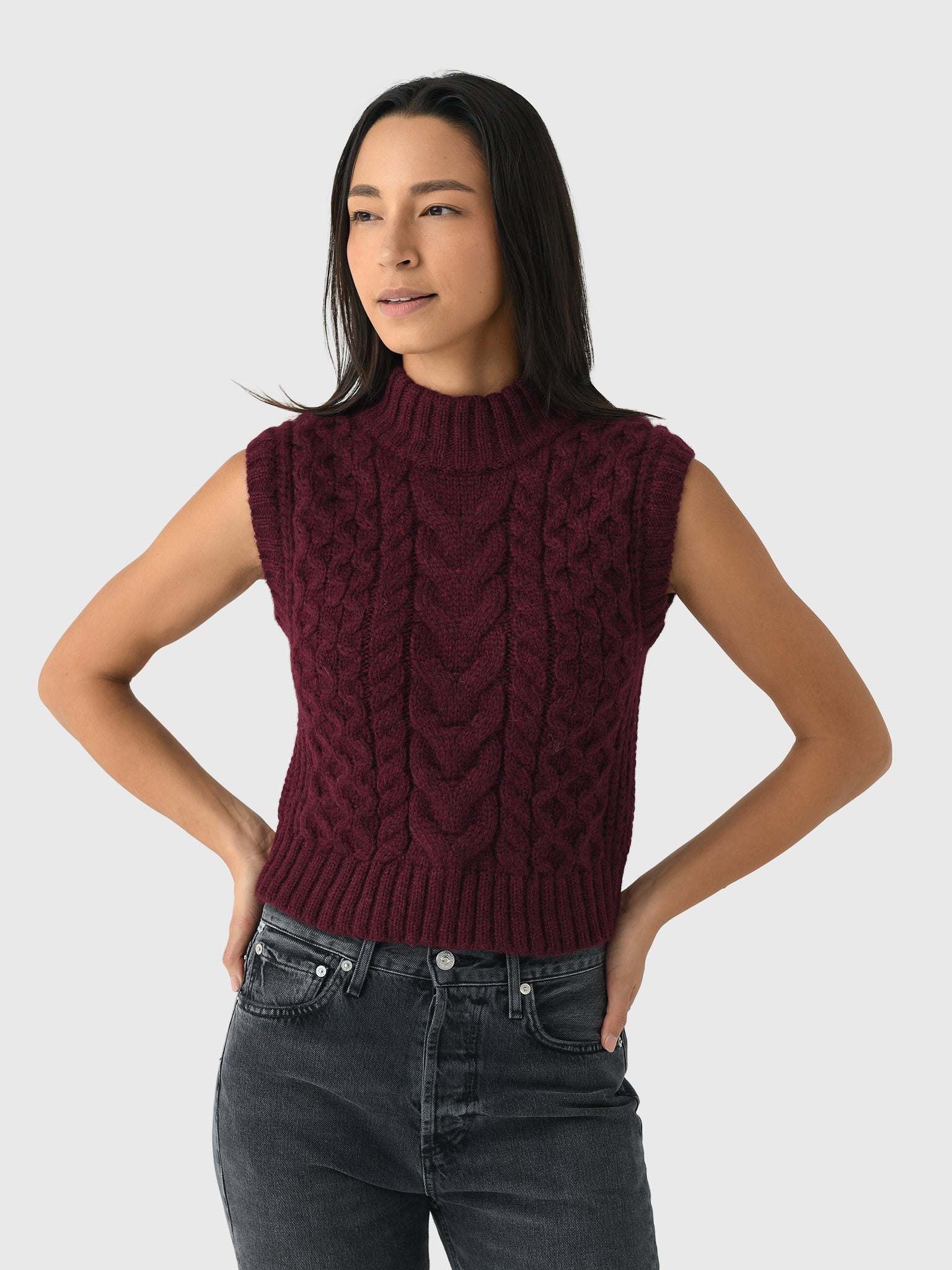 Eleven Six Women's Ada Sweater Tank - Saint Bernard