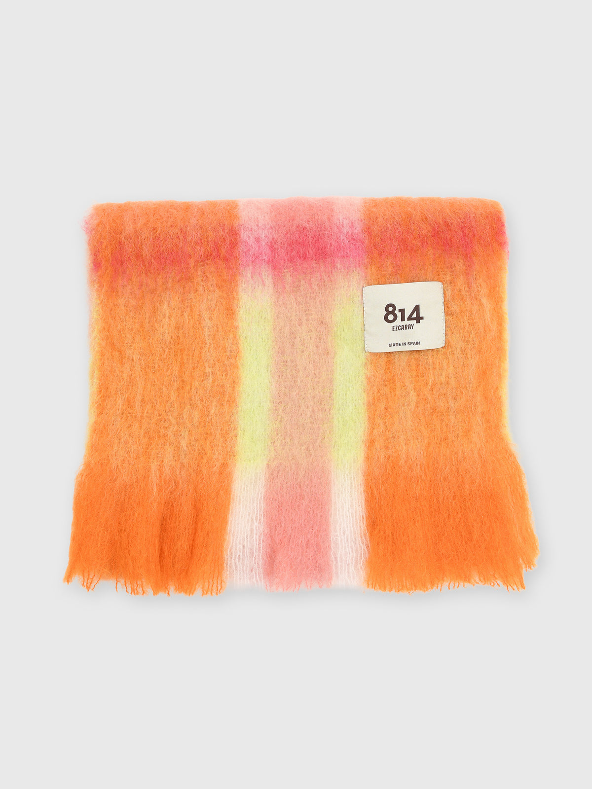 Mantas Ezcaray Mohair Tartan Scarf - Saint Bernard