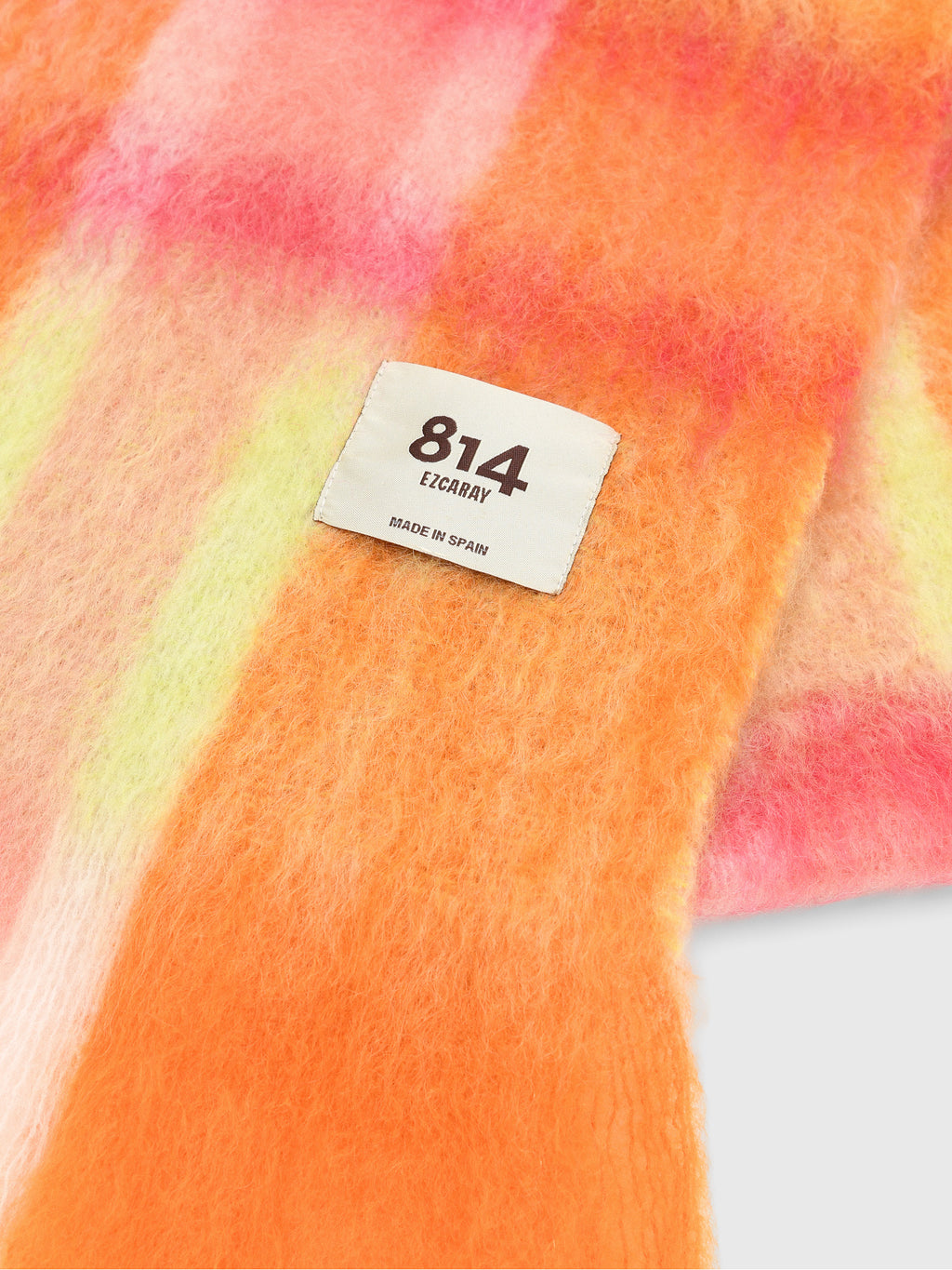 Mantas Ezcaray Mohair Tartan Scarf - Saint Bernard