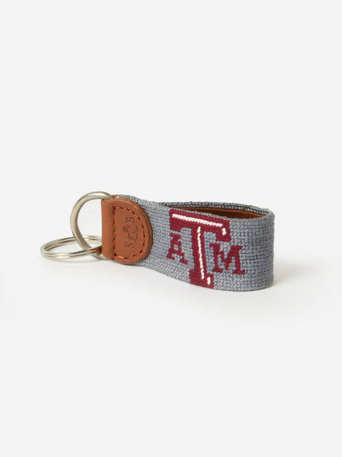 Smathers + Branson Texas A&M Needlepoint Key Fob